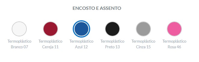 Longarina Ergoplax 2 Lugares - Assento estofado