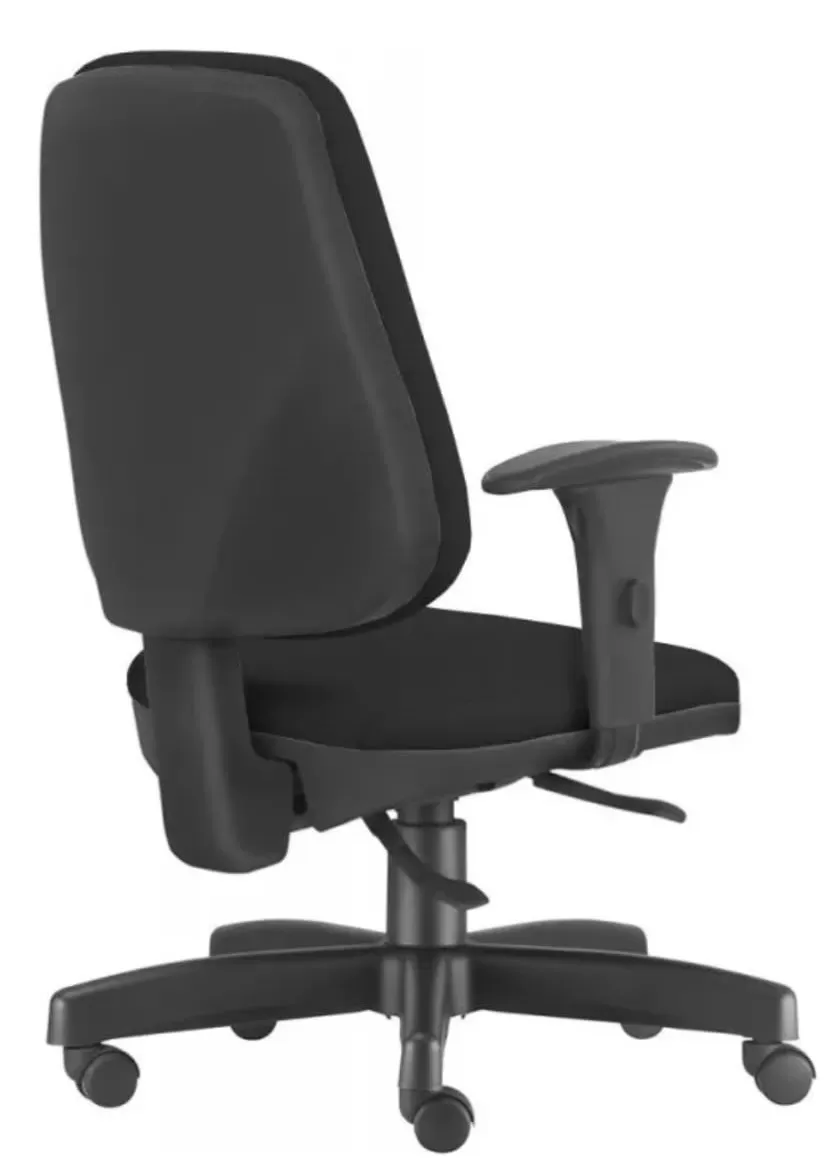 Cadeira Escritório Ergonômica JOB Alta - Mecanismo Evolution - ABNT 13962 - NR-17