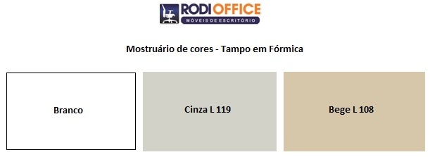  Mesa Fast Food conjugada 4 Lugares | Assento giratório - Tampo MDF 30mm Fórmica 