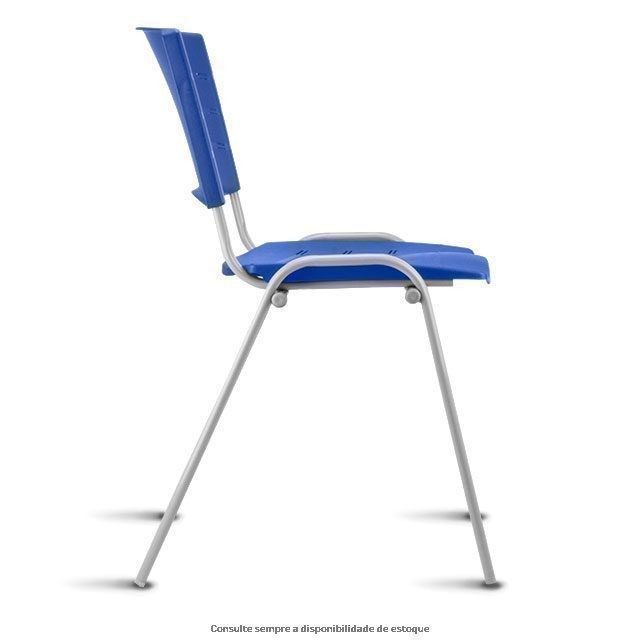 Cadeira para Refeitório NEW ISO Fixa Empilhável 