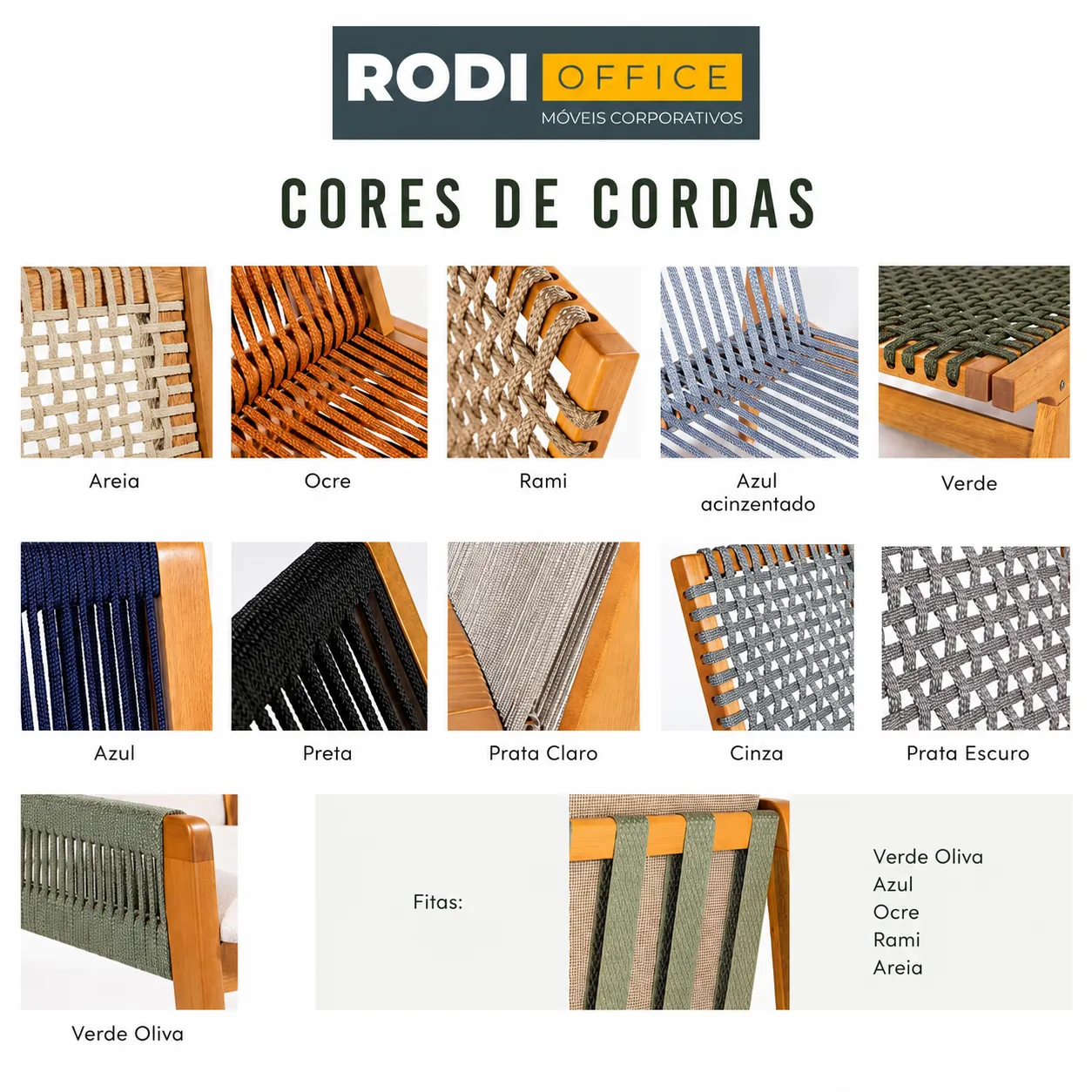 Cadeira de Jantar Sintra em Madeira Natural e Corda Náutica Areia - Design Exclusivo