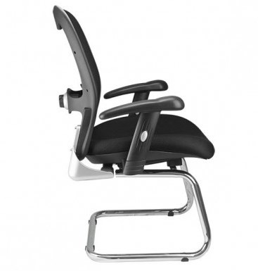  Cadeira New Ergon Diretor | Estrutura cromada - Produto 100% Original Frisokar 