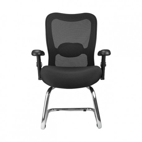  Cadeira New Ergon Diretor | Estrutura cromada - Produto 100% Original Frisokar 