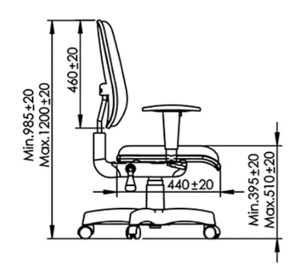 Cadeira internauta Ergonômica - Back System Evolution - NR17