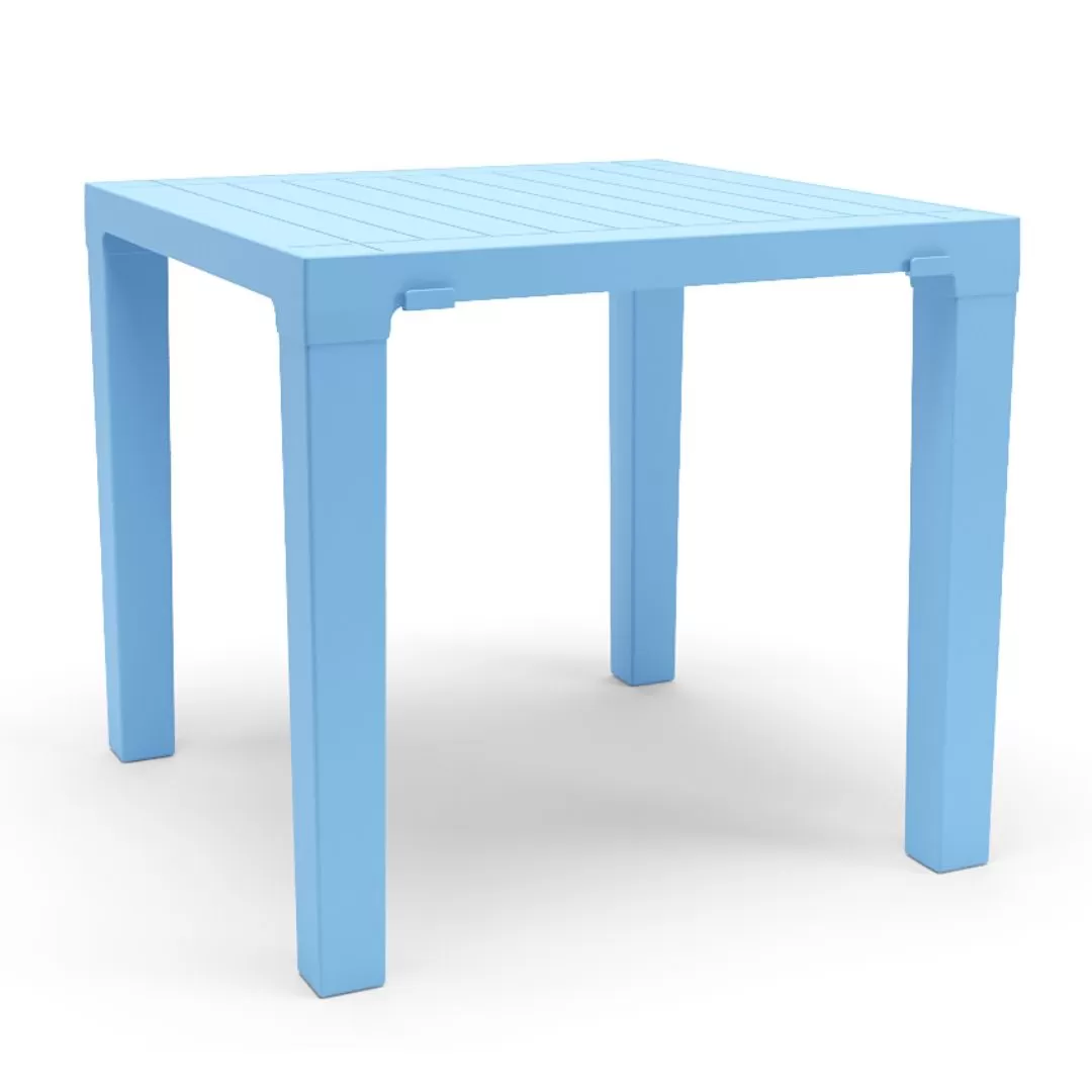 Mesa Quadrada 0,80 x 0,80 Polipropileno - Azul Celeste Mesa Quadrada 0,80 x 0,80 Polipropileno - Azul Celeste