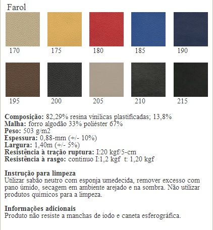  Longarina Sargas 3 Lugares - Estofada, cromada | Couríssimo Especial 