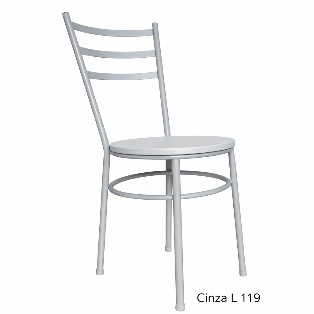 Cadeira para Refeitório Assento Fórmica - Estrutura 7/8 com aro reforçado