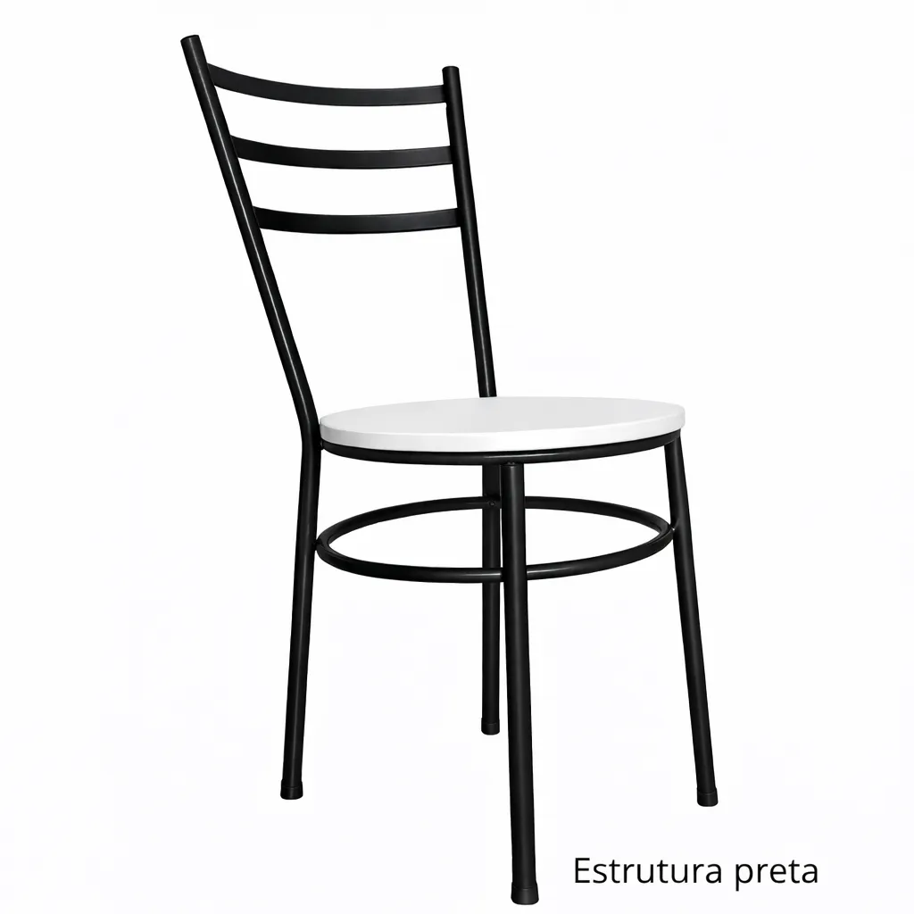 Cadeira para Refeitório Assento Fórmica - Estrutura 7/8 com aro reforçado