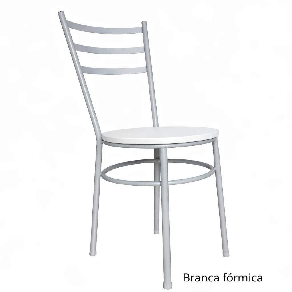 Cadeira para Refeitório Assento Fórmica - Estrutura 7/8 com aro reforçado