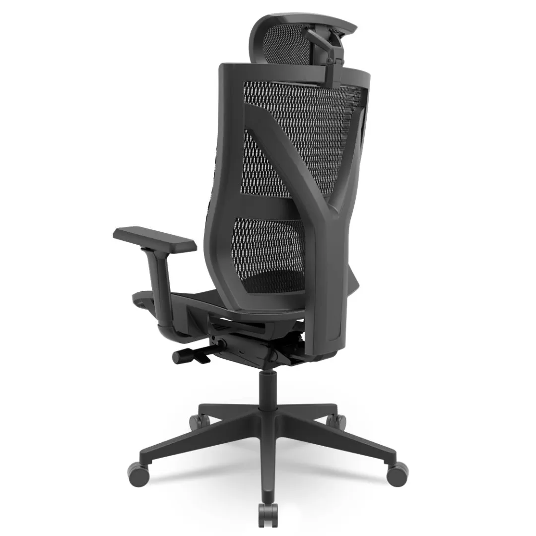 Cadeira Darix X+ Presidente - Assento Tela - Base PIRAMIDAL - Autocompensador - Preta