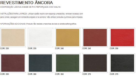  Cadeira Arkab Diretor giratória cromada c/ Relax - Braço Cromado