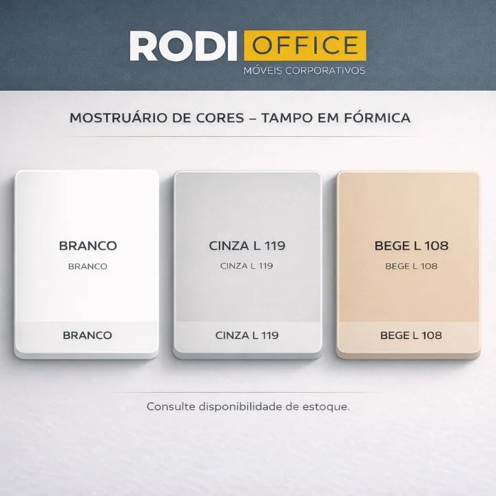 Mesa de Refeitório para 4 Lugares 1,20 x 0,80 MDF 30mm Fórmica - Estrutura 4 Pés