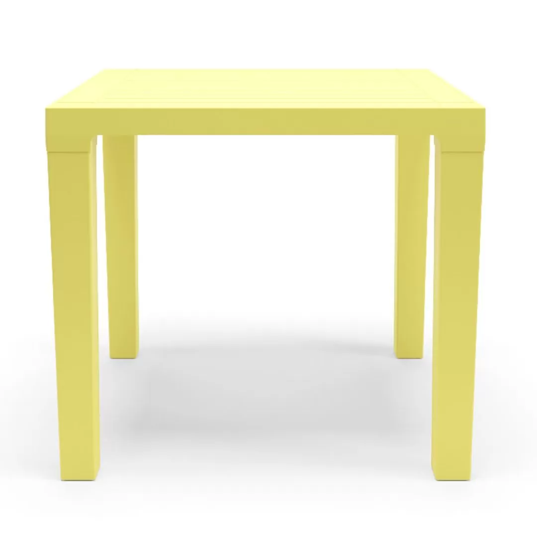 Mesa Quadrada 0,80 x 0,80 Polipropileno - Amarela Mesa Quadrada 0,80 x 0,80 Polipropileno - Amarela
