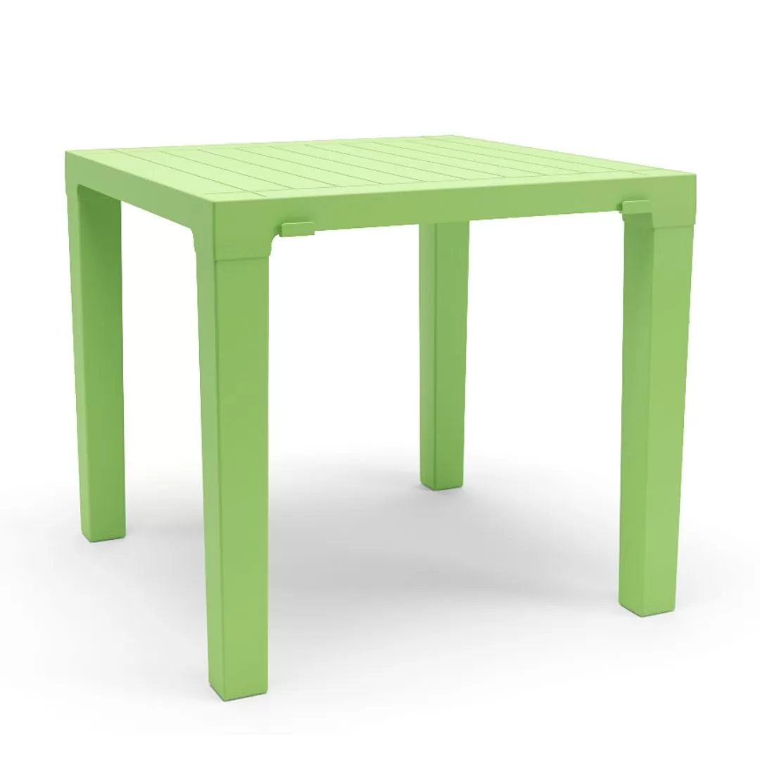 Mesa Quadrada 0,80 x 0,80 Polipropileno - Verde Mesa Quadrada 0,80 x 0,80 Polipropileno - Verde
