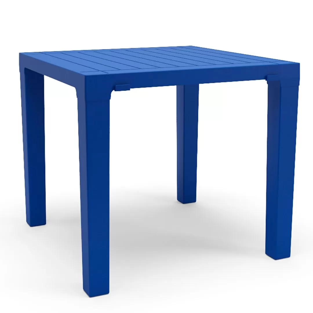Mesa Quadrada 0,80 x 0,80 Polipropileno - Azul Mesa Quadrada 0,80 x 0,80 Polipropileno - Azul