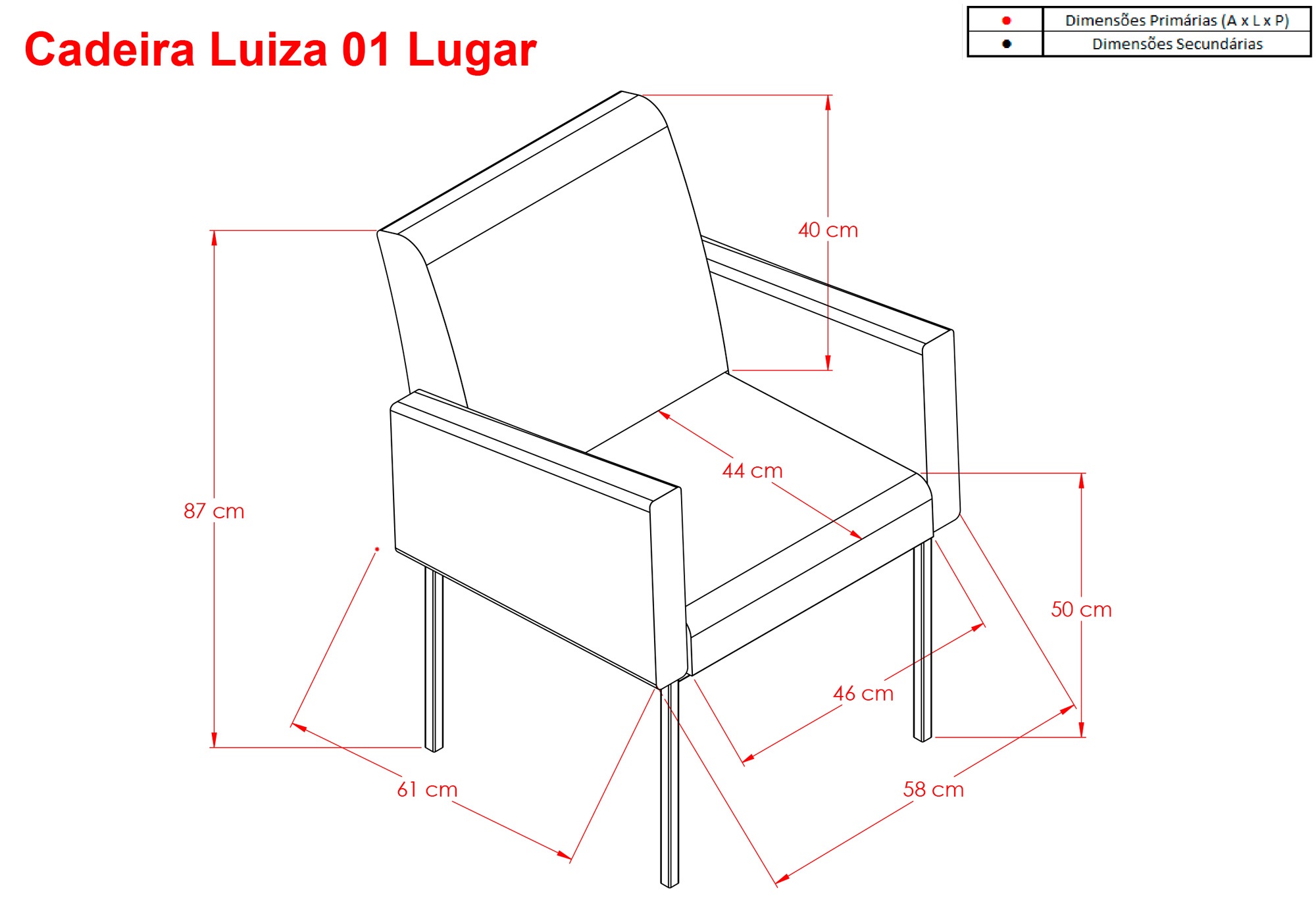 Cadeira Luiza