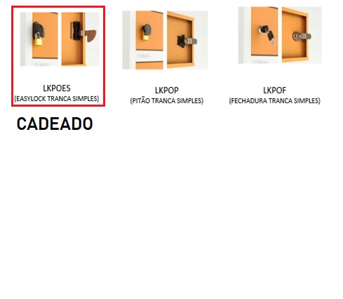 Locker Porta Objetos - 10 Portas | Fechadura, Cores Diversas