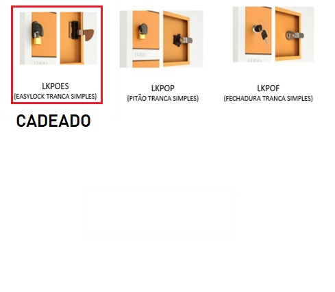 Locker Porta Objetos - 30 Portas | Easylock, Cores Diversas