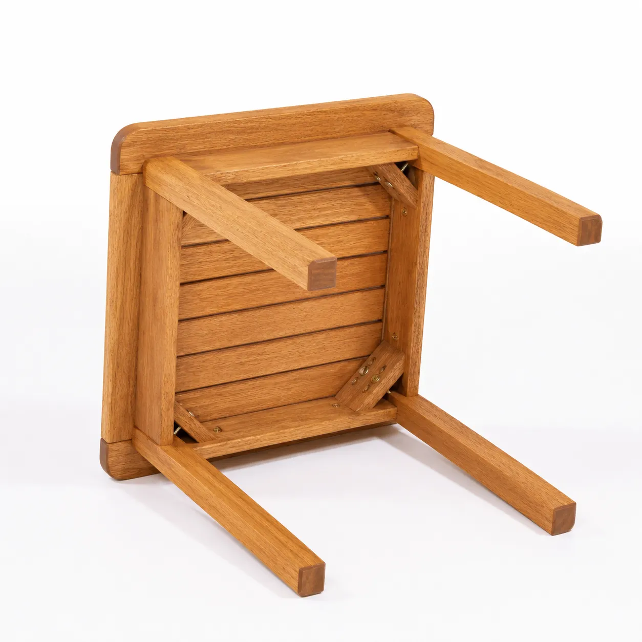 Mesa Lateral Recanto 50cm em Madeira Eucalipto – Stain Jatobá