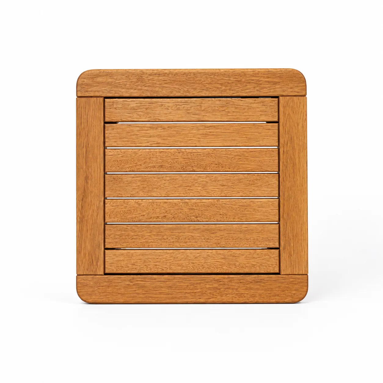 Mesa Lateral Recanto 50cm em Madeira Eucalipto – Stain Jatobá