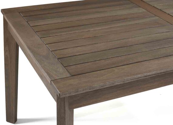  Mesa Madeira Retângular Churrasqueira Primavera 250x86 - Castanho