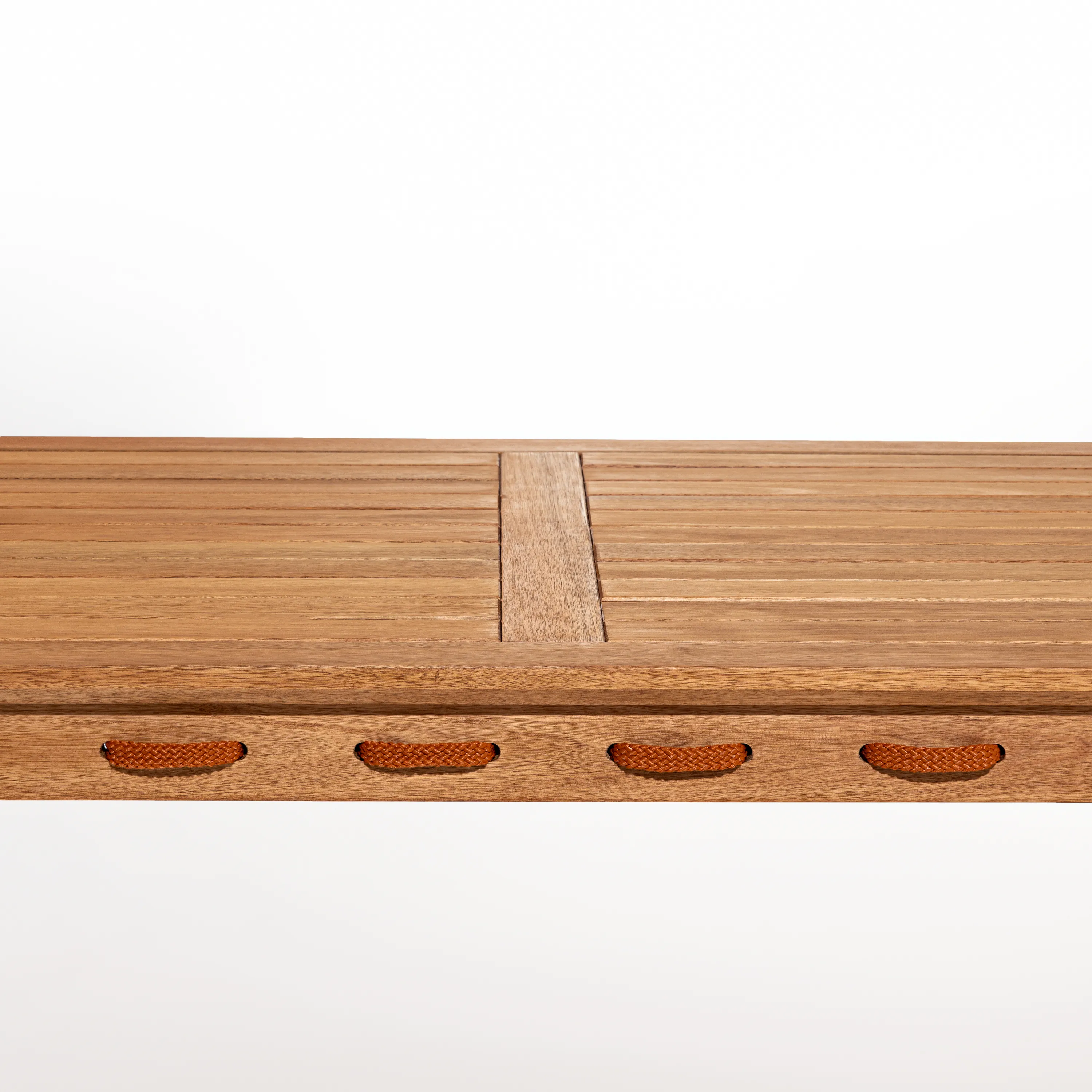 Mesa De Jantar Traço 2,20x0,93 Corda Preta - Stain Jatobá
