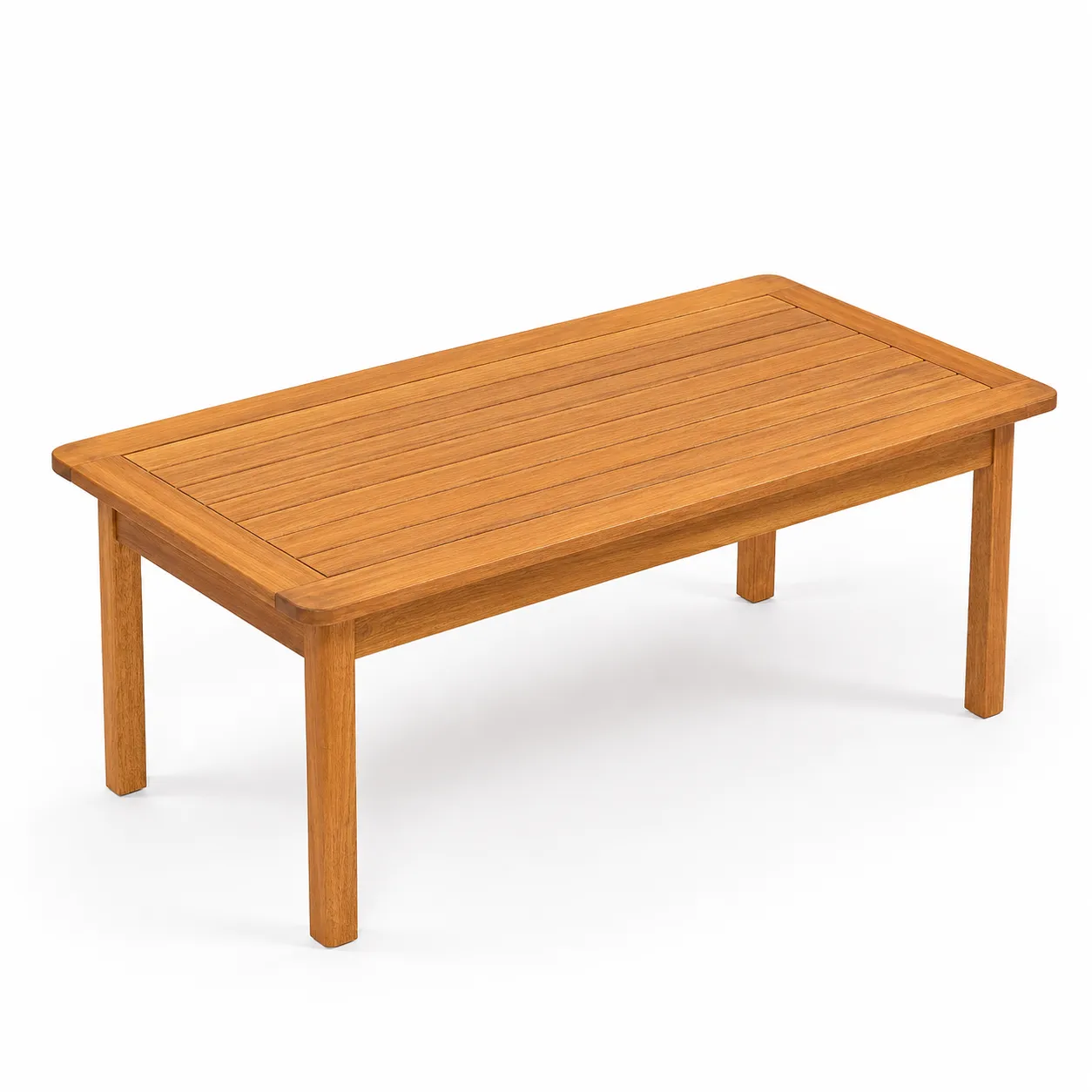 Mesa de Centro Recanto 1,00x0,53cm em Madeira Eucalipto – Stain Jatobá