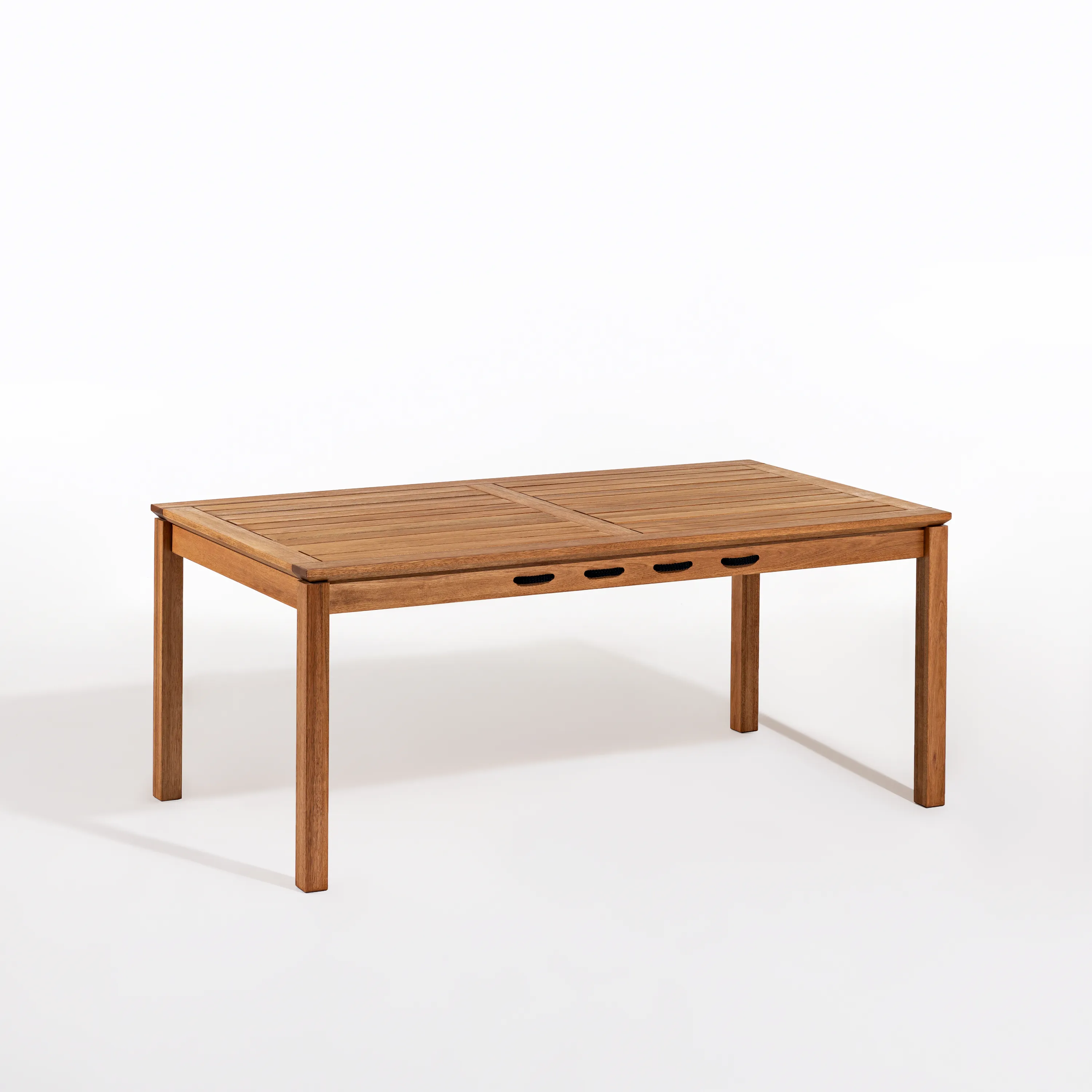 Mesa De Jantar Traço 1,40x0,93 Corda Preta - Stain Jatobá