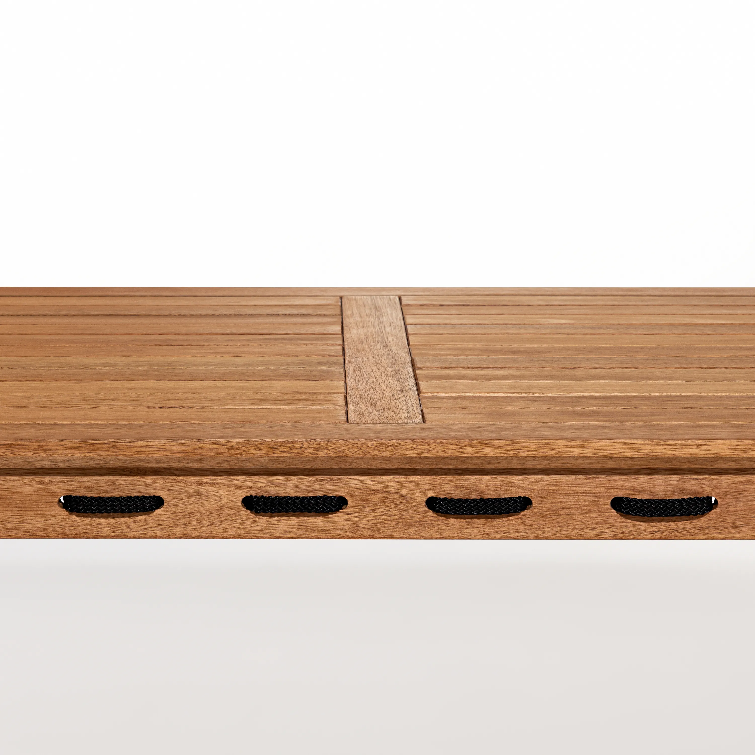 Mesa De Jantar Traço 1,40x0,93 Corda Preta - Stain Jatobá