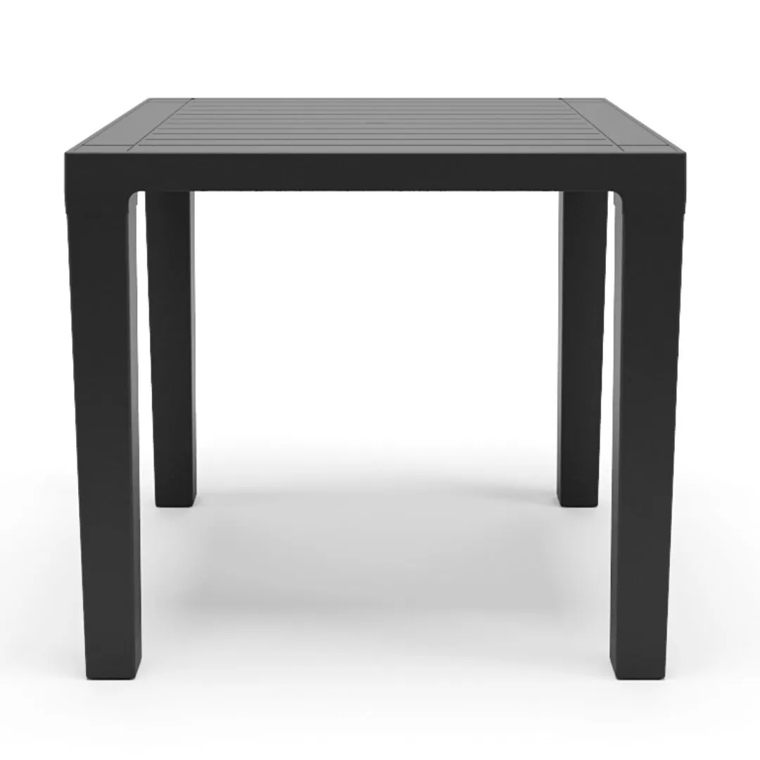 Mesa Quadrada 0,80 x 0,80 Polipropileno - Preta Mesa Quadrada 0,80 x 0,80 Polipropileno - Preta