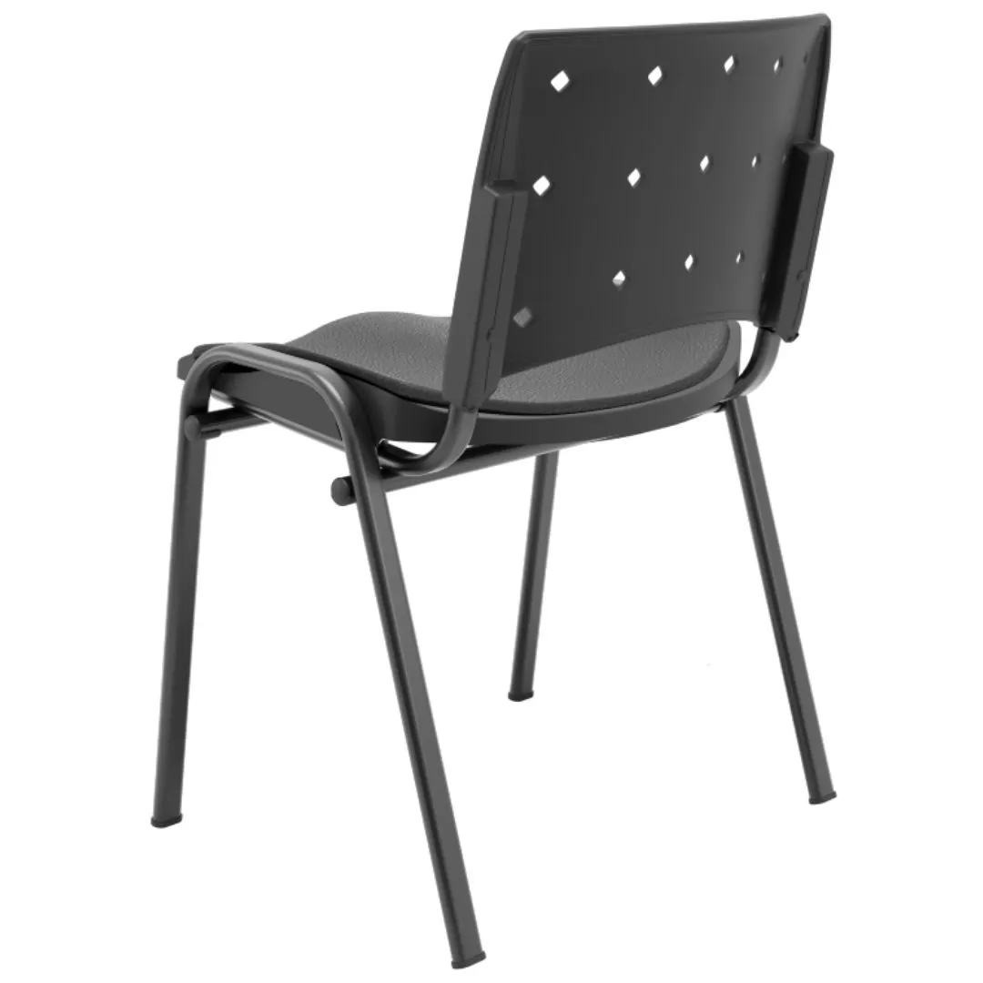 Cadeira Auditório Ergoplax Fixa Empilhável - Assento Estofado