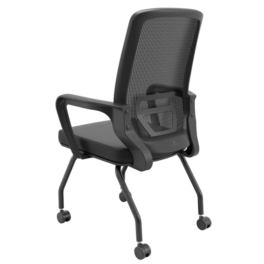 Cadeira Adrix Aproximação 4 Pés com Rodízios - Atendimento - Recepção - Sala De Espera