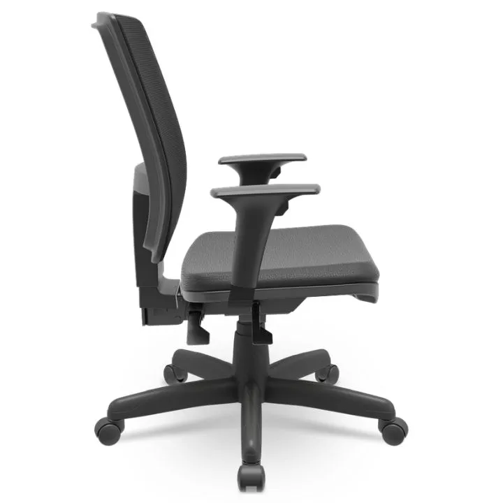 Cadeira Brizza Alta Ergonômica - BackPlax - Braço Regulável