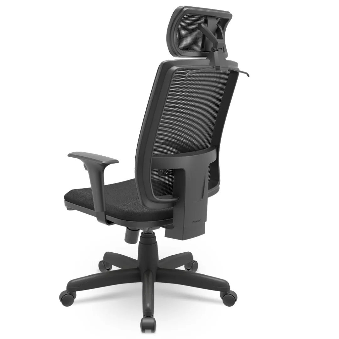 Cadeira Brizza Presidente - RelaxPlax - Braço Regulável - Com Apoio