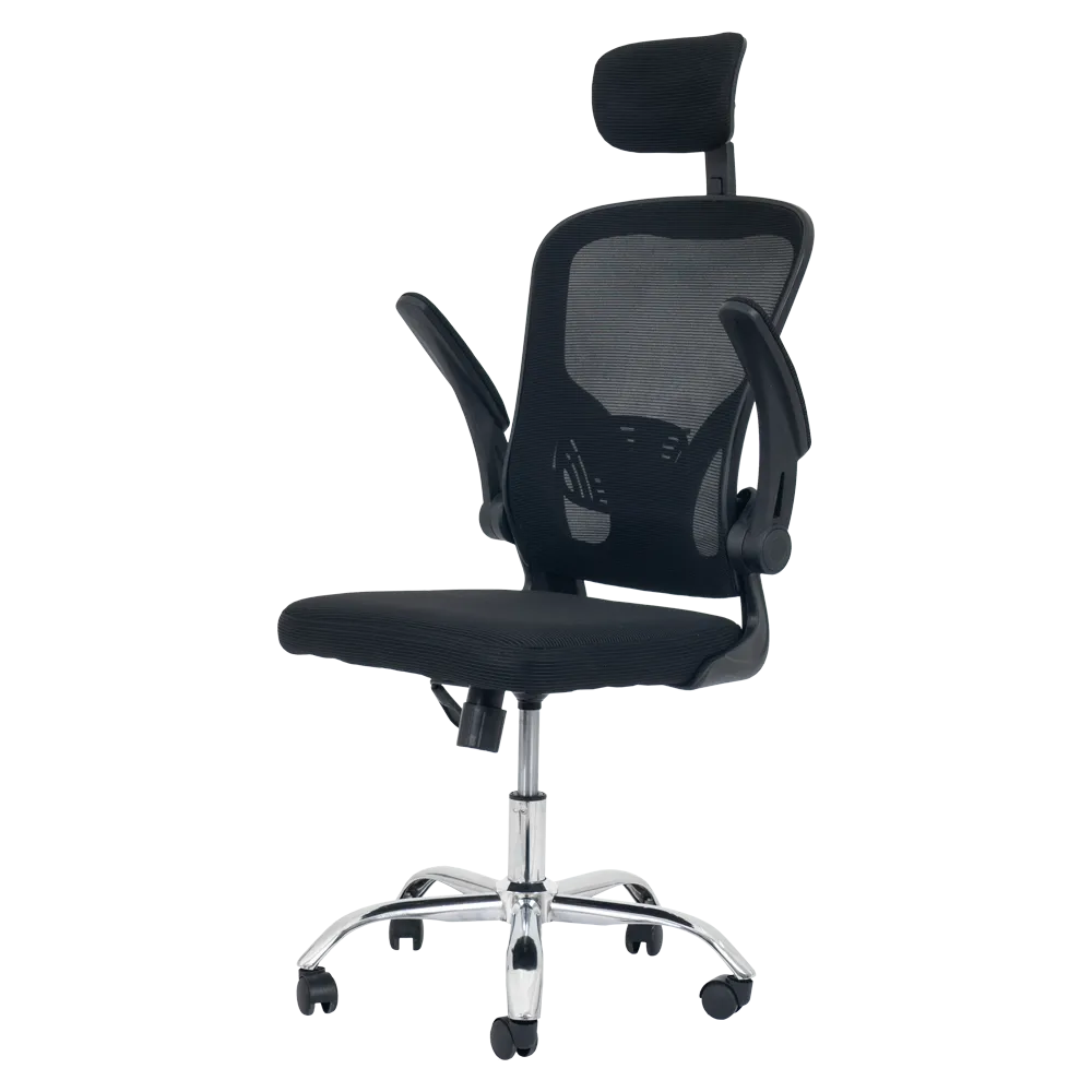 Cadeira Escritório Basic Mesh Presidente - Preta