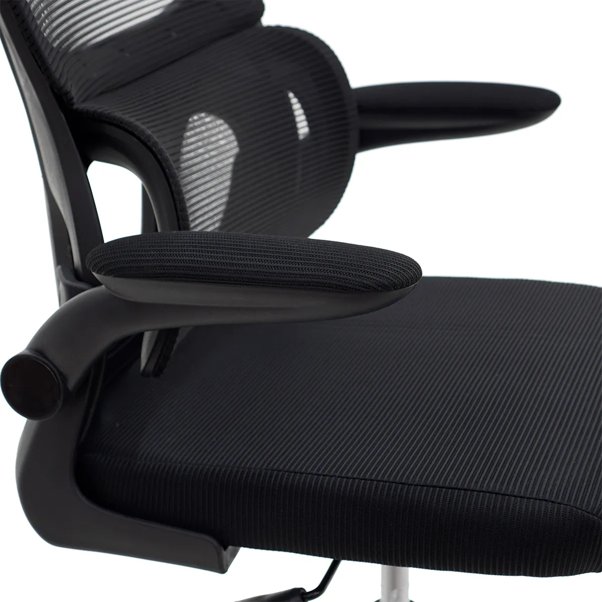 Cadeira Presidente Best Pro Mesh – Braços Rebatíveis e Apoio Lombar