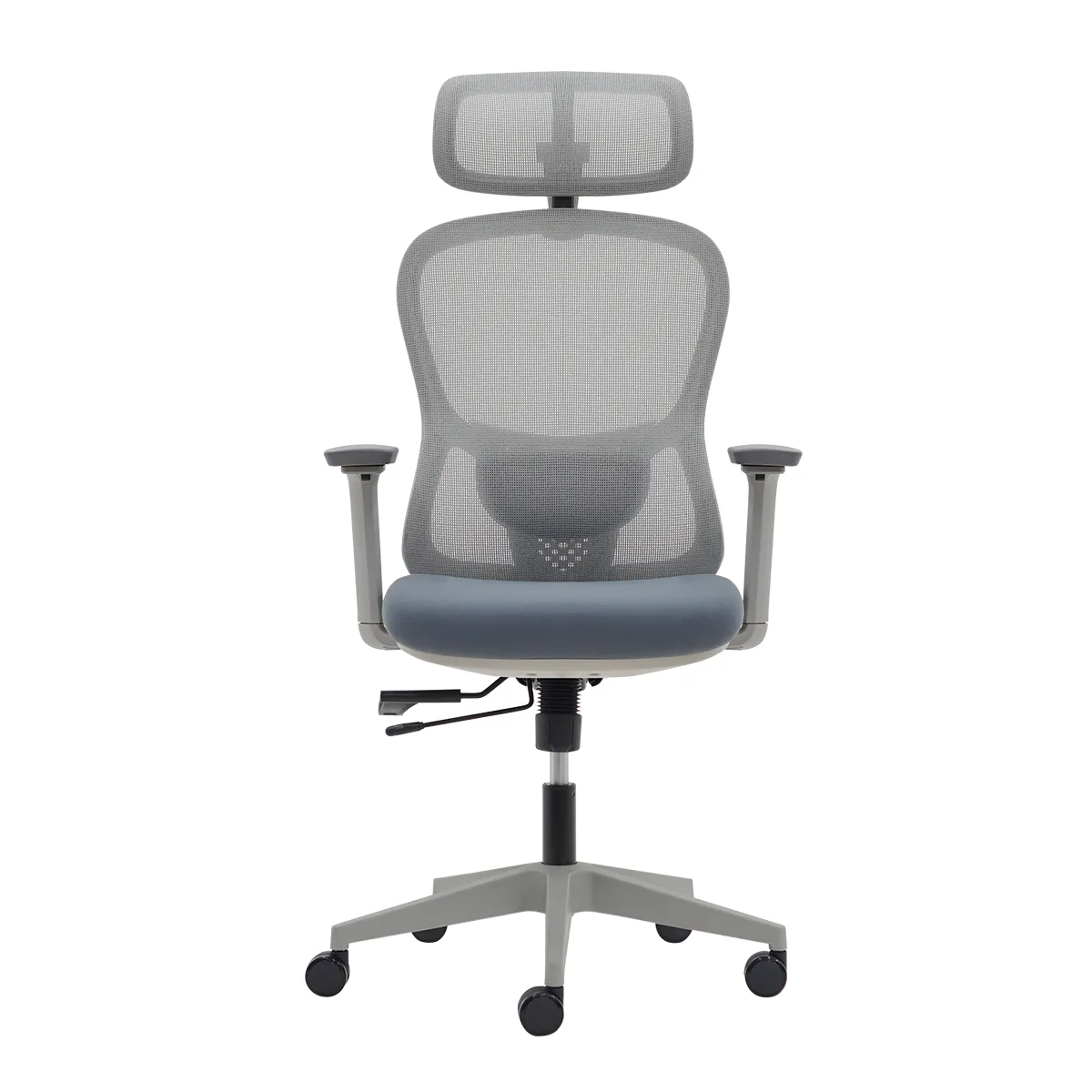 Cadeira Escritório Presidente ErgoDynamic Mesh 3D - Cinza | Suporta 150kg - NR17