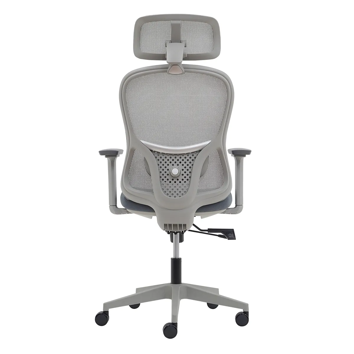 Cadeira Escritório Presidente ErgoDynamic Mesh 3D - Cinza | Suporta 150kg - NR17