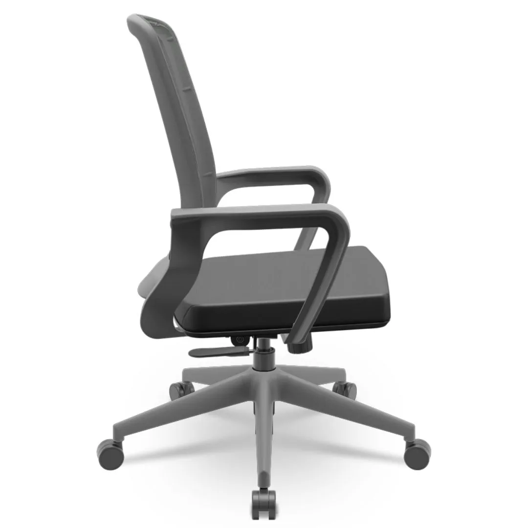 Cadeira Adrix Diretor Grafite - Relaxsystem - Base Itália
