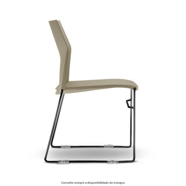 Cadeira Polipropileno | Connect sem braço - Areia