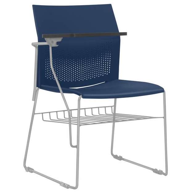 Cadeira Universitária Connect Frisokar - Prancheta Escamoteável + Suporte para Livros