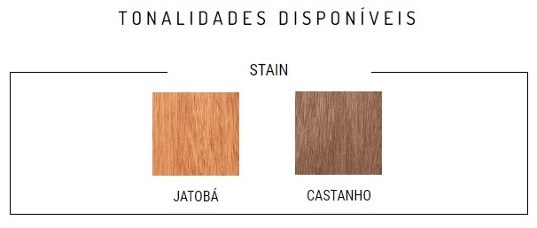  Mesa Tambaú Madeira Redonda Tampo giratório Ø 140 Cm - Stain Jatobá