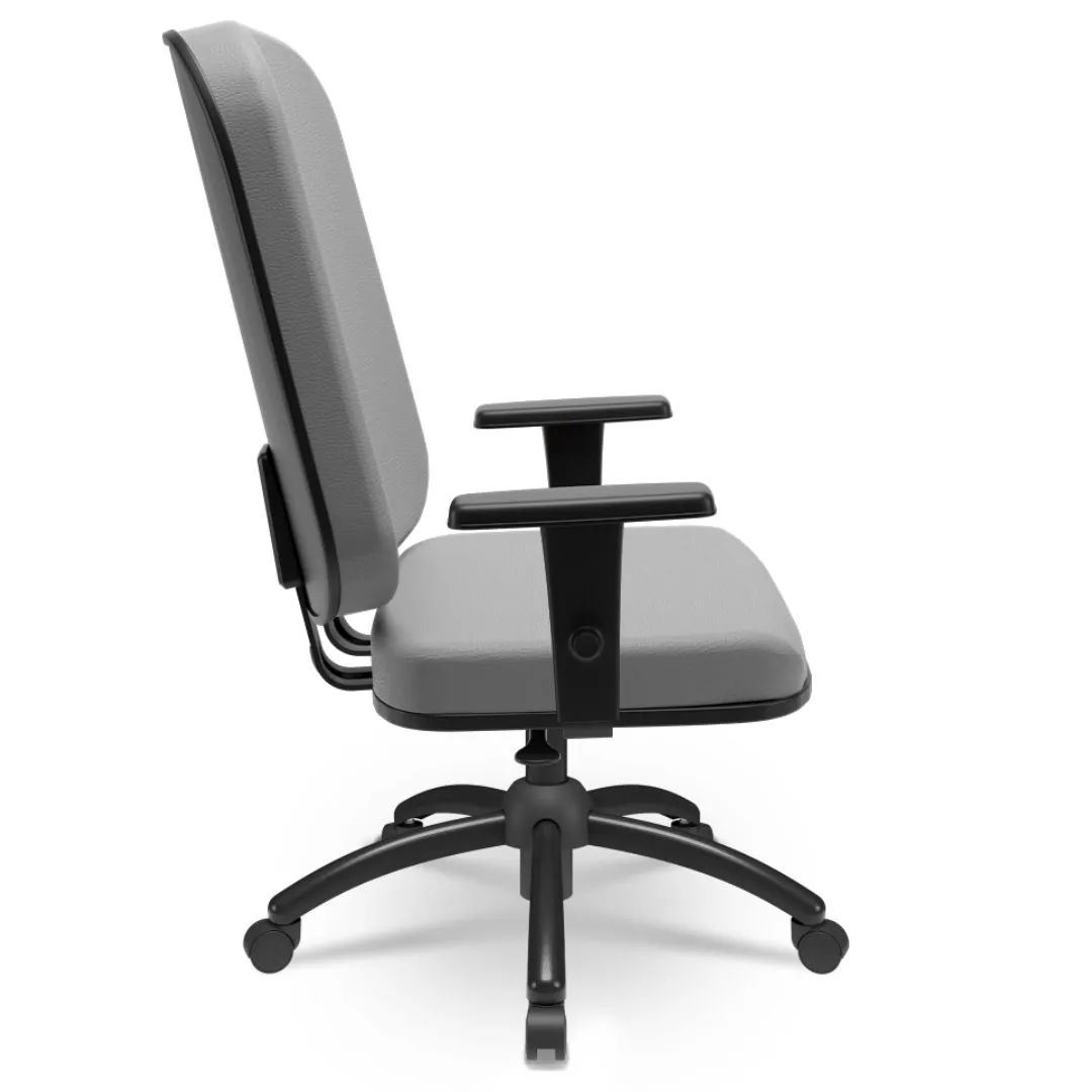 Cadeira Big Operativa Plus Size - Braço 3 D - Até 185 Kg