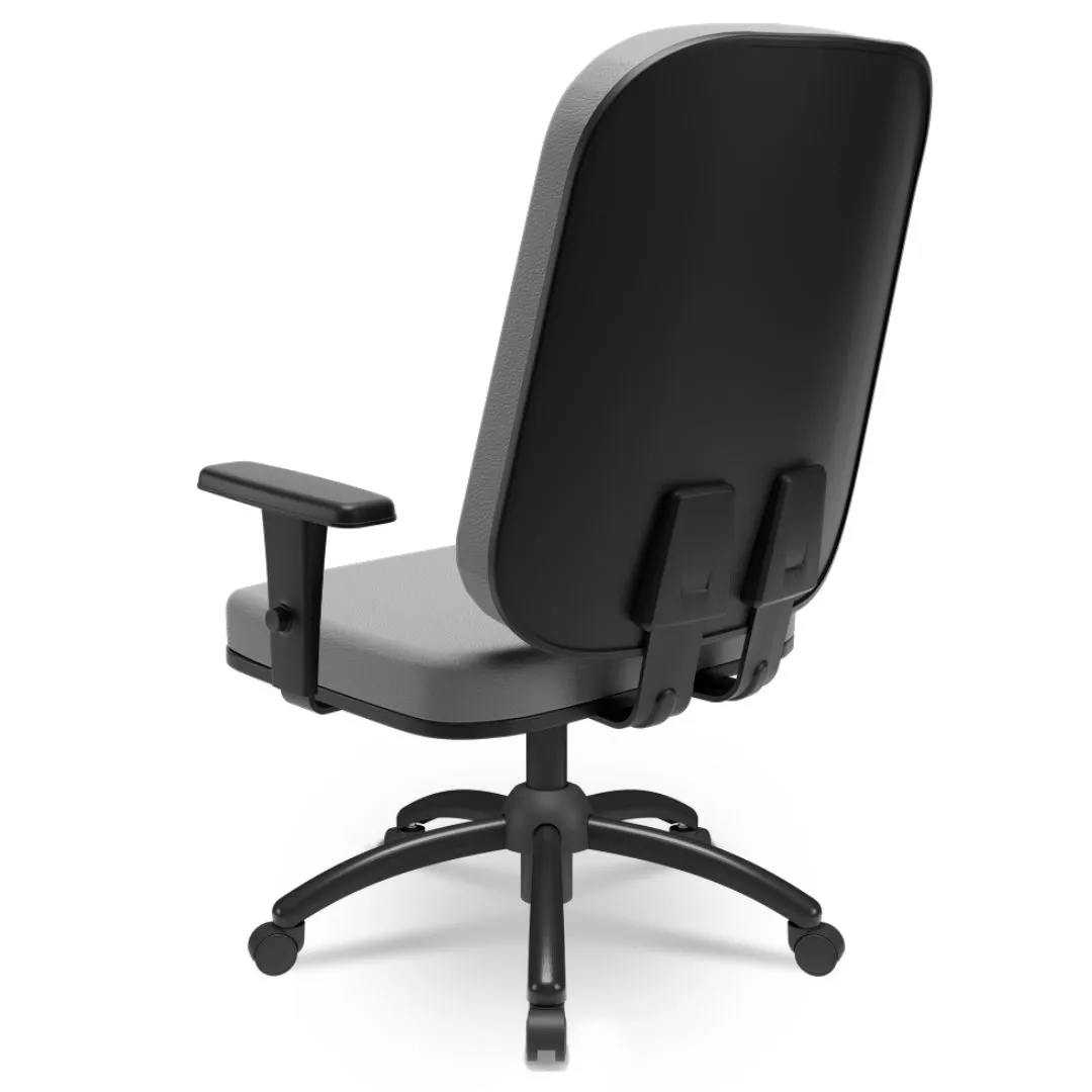 Cadeira Big Operativa Plus Size - Braço 3 D - Até 185 Kg