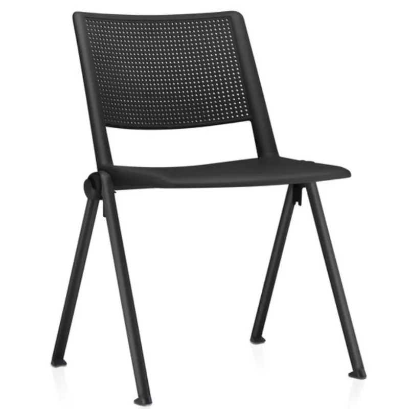 Cadeira UP Fixa - Design Italiano - Preta