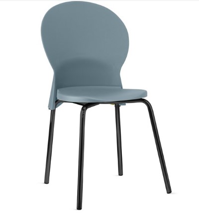 Cadeira Luna Polipropileno - Azul Skin - Frisokar