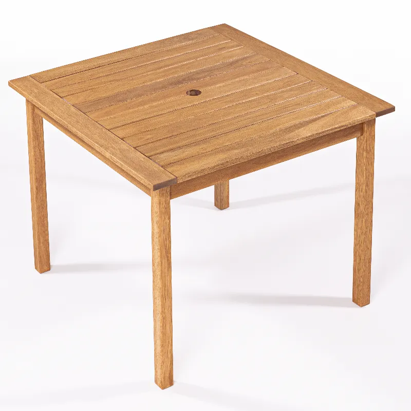Mesa Para Àrea Externa - 90 X 90 - Madeira, Stain Jatobá