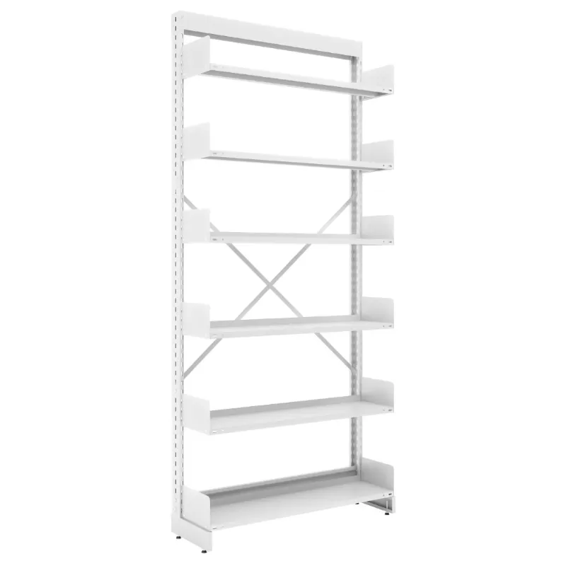 Estante de aço para Biblioteca EBSN02 - 6 Prateleiras - Alt. 2,30 - Parede
