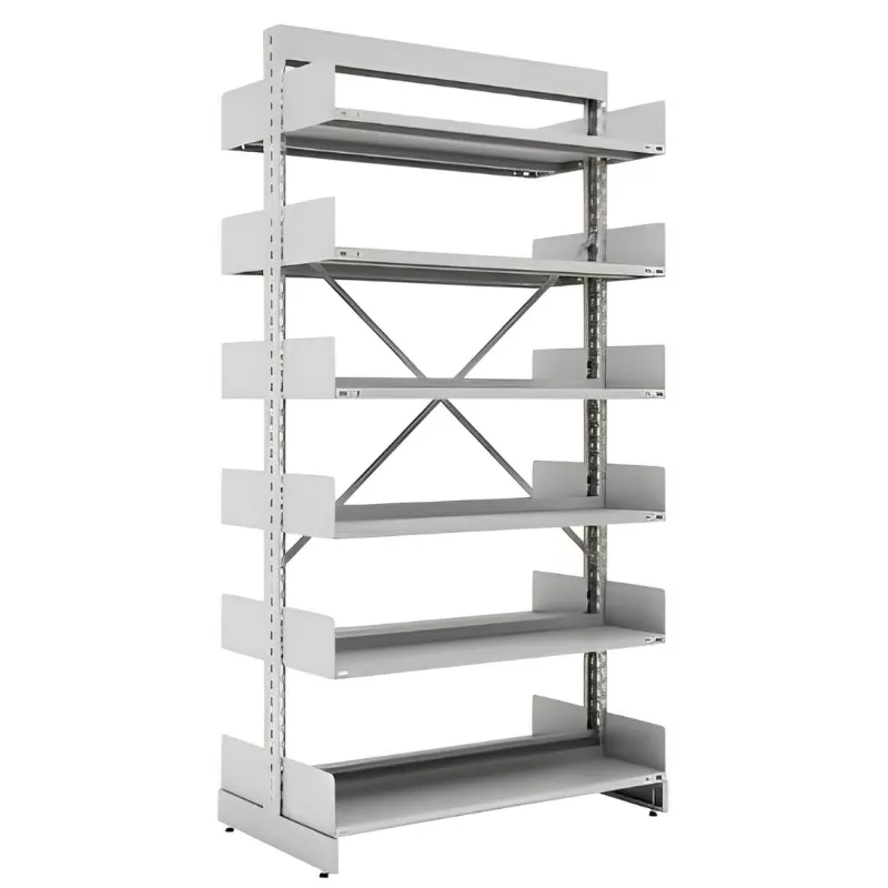 Estante De Aço Para Biblioteca EBDN03 - 12 Prateleiras - Alt. 1,98