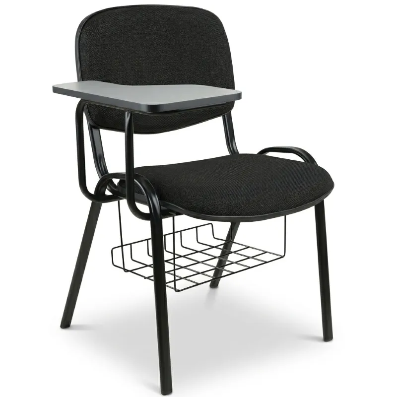 Cadeira De Treinamento Smart Universitária - Prancheta Fixa Lateral - Suporte Para Livros